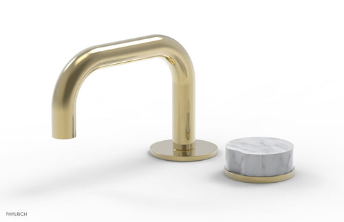 Phylrich CIRC - Single Handle Faucet - Low Spout, Marble Handle 250L-06