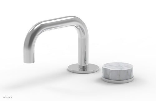 Phylrich CIRC - Single Handle Faucet - Low Spout, Marble Handle 250L-06