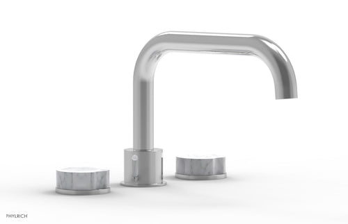 Phylrich CIRC - Deck Tub Set - Low Spout Marble Handles 250L-42