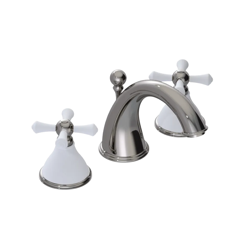 Rubinet Widespread Lav. Set. (less drain) Polished Nickel