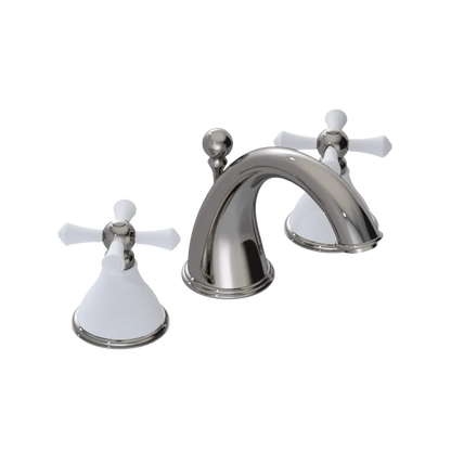 Rubinet Widespread Lav. Set. (less drain) Polished Nickel