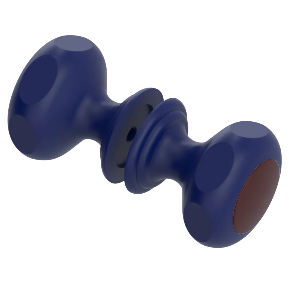 Rubinet Shower Door Knob (set) Midnight Blue
