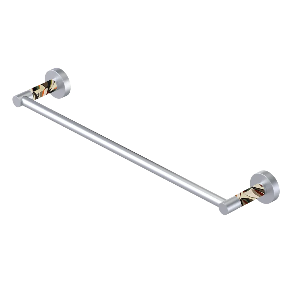 Rubinet Towel Bar 18" Satin Chrome