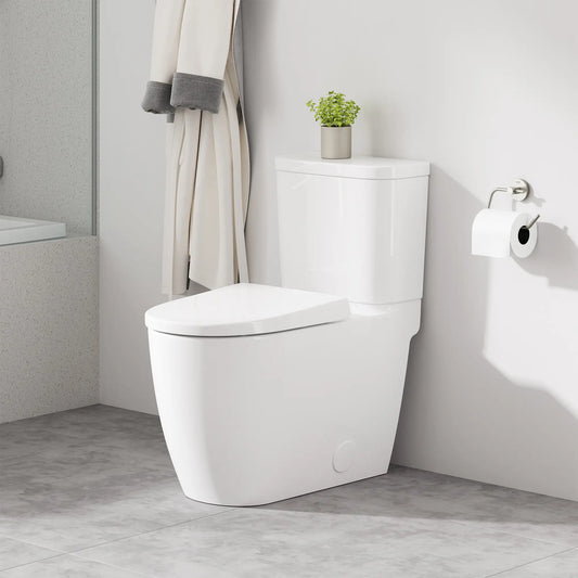 Essence Two-Piece Right Height Elongated Single Flush Toilet 1.28 Gpf