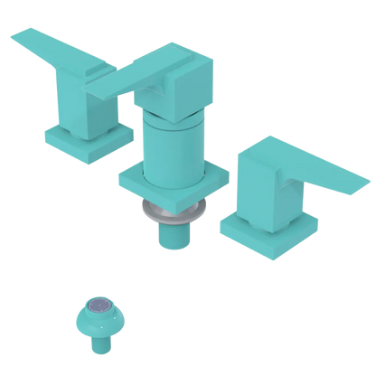 Rubinet Bidet Fitting with Spray, Diverter, and Vacuum Breaker (less drain) Aqua