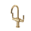 Rubinet Single Hole Dual Handle Lav. Set. (less drain) Gold