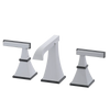 Rubinet Widespread Lav. Set. (less drain) White
