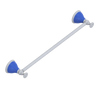 Rubinet Towel Bar 24" Matt White