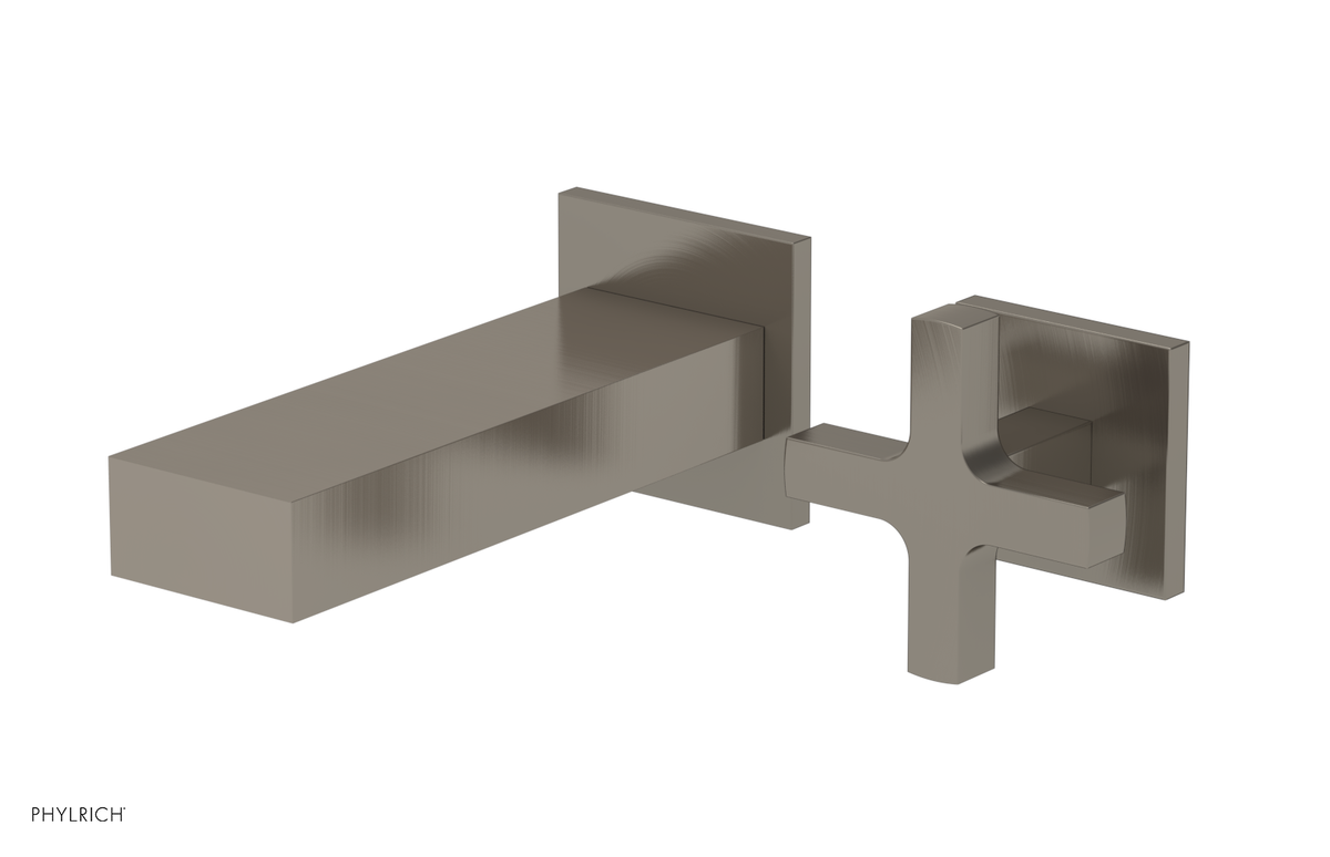 CROI - 6" Single Cross Handle Wall Lavatory Set 255-15-6
