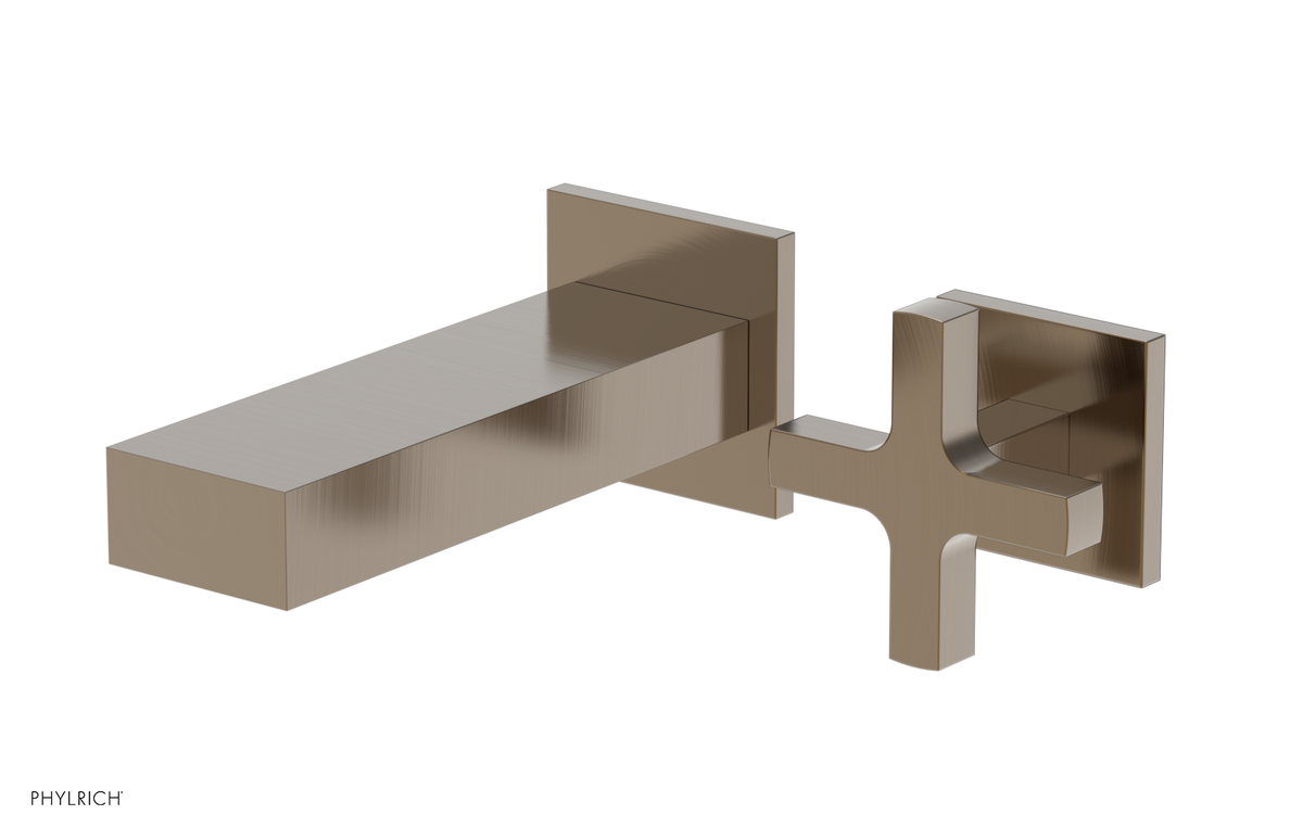 CROI - 6" Single Cross Handle Wall Lavatory Set 255-15-6