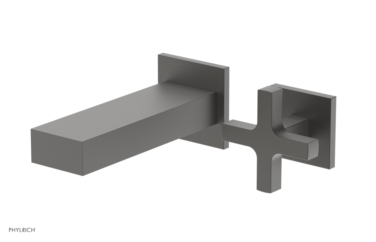 CROI - 6" Single Cross Handle Wall Lavatory Set 255-15-6