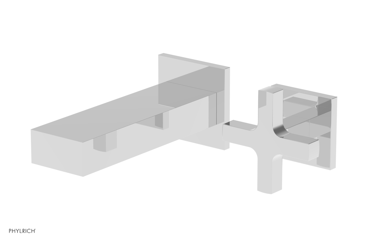 CROI - 6" Single Cross Handle Wall Lavatory Set 255-15-6