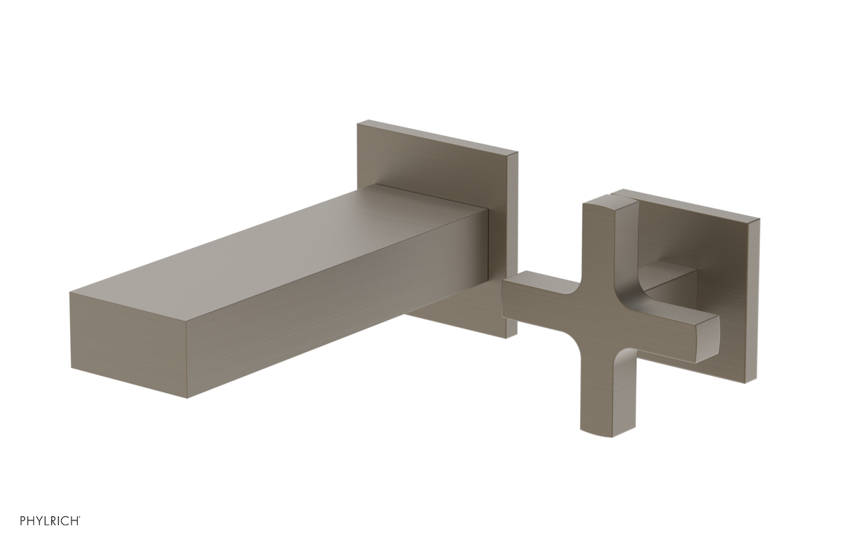 CROI - 6" Single Cross Handle Wall Lavatory Set 255-15-6