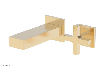 CROI - 6" Single Cross Handle Wall Lavatory Set 255-15-6