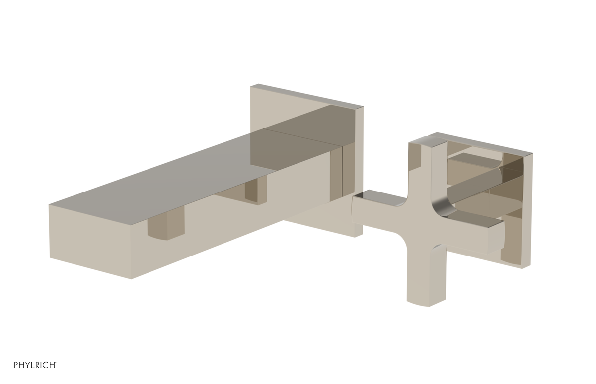 CROI - 6" Single Cross Handle Wall Lavatory Set 255-15-6