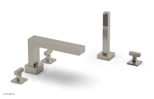 Phylrich CROI - Deck Tub Set with Hand Shower - Lever Handles 255-49