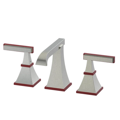 Rubinet Widespread Lav. Set. (less drain) Satin Nickel