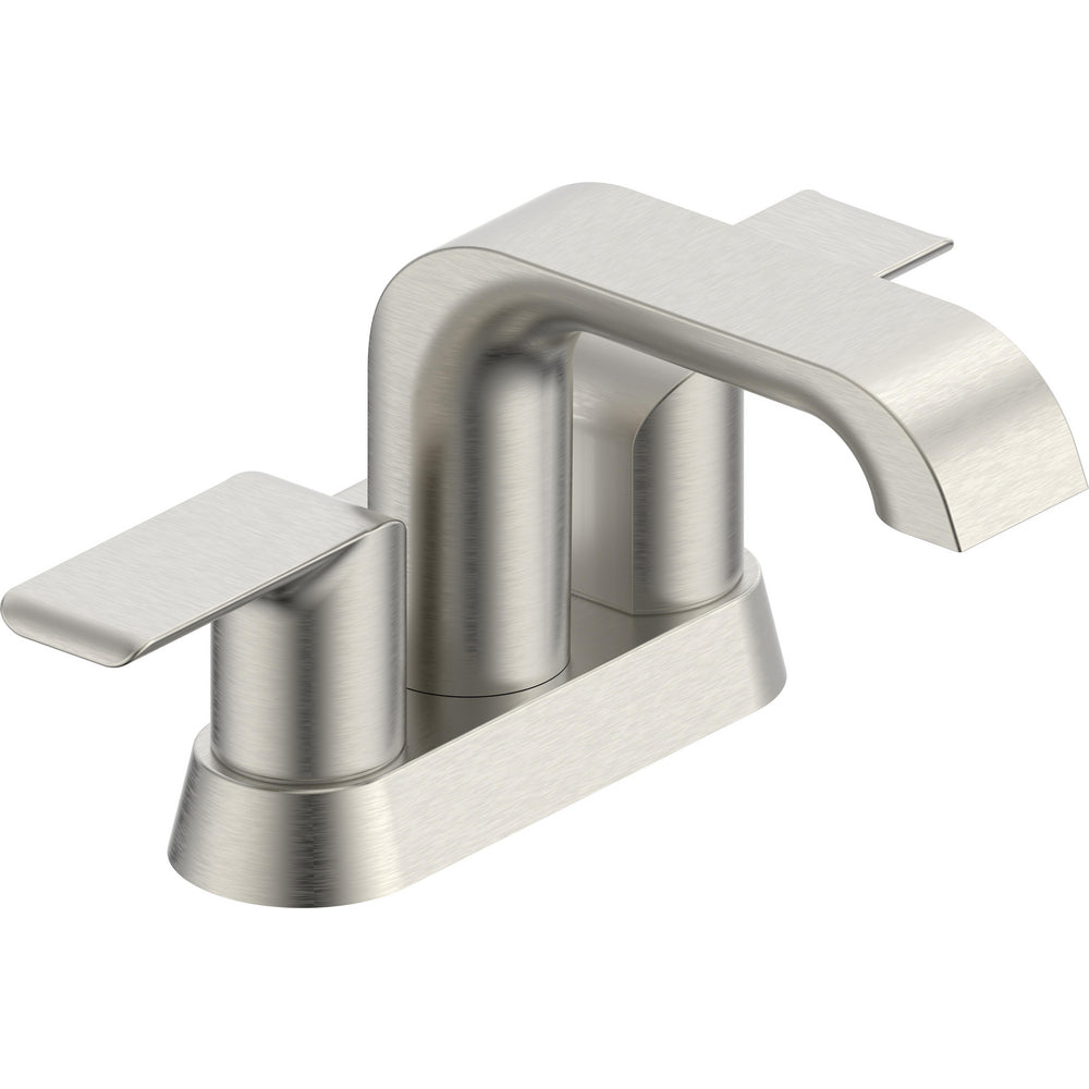 Kitano Two Handle Lavatory Faucet - Stainless Steel
