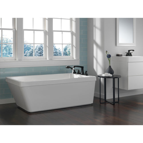 Delta Two Handle Centerset Lavatory Faucet - Metal Pop-Up