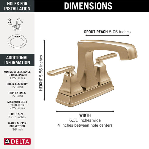 Delta Two Handle Centerset Lavatory Faucet