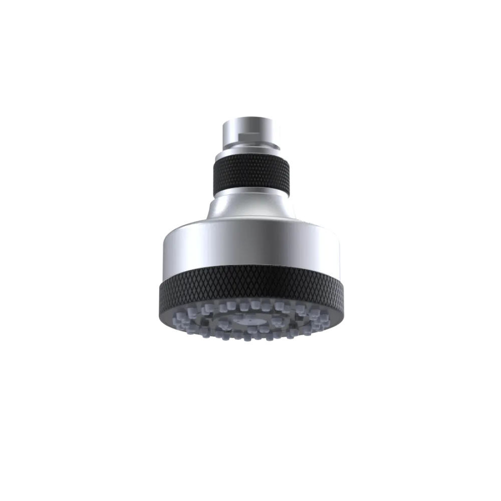 Rubinet 3 FUNCTION SHOWER HEAD Satin Chrome