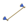 Rubinet Towel Bar 18" Satin Brass