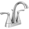 Sandover Two Handle Lavatory Faucet - Chrome