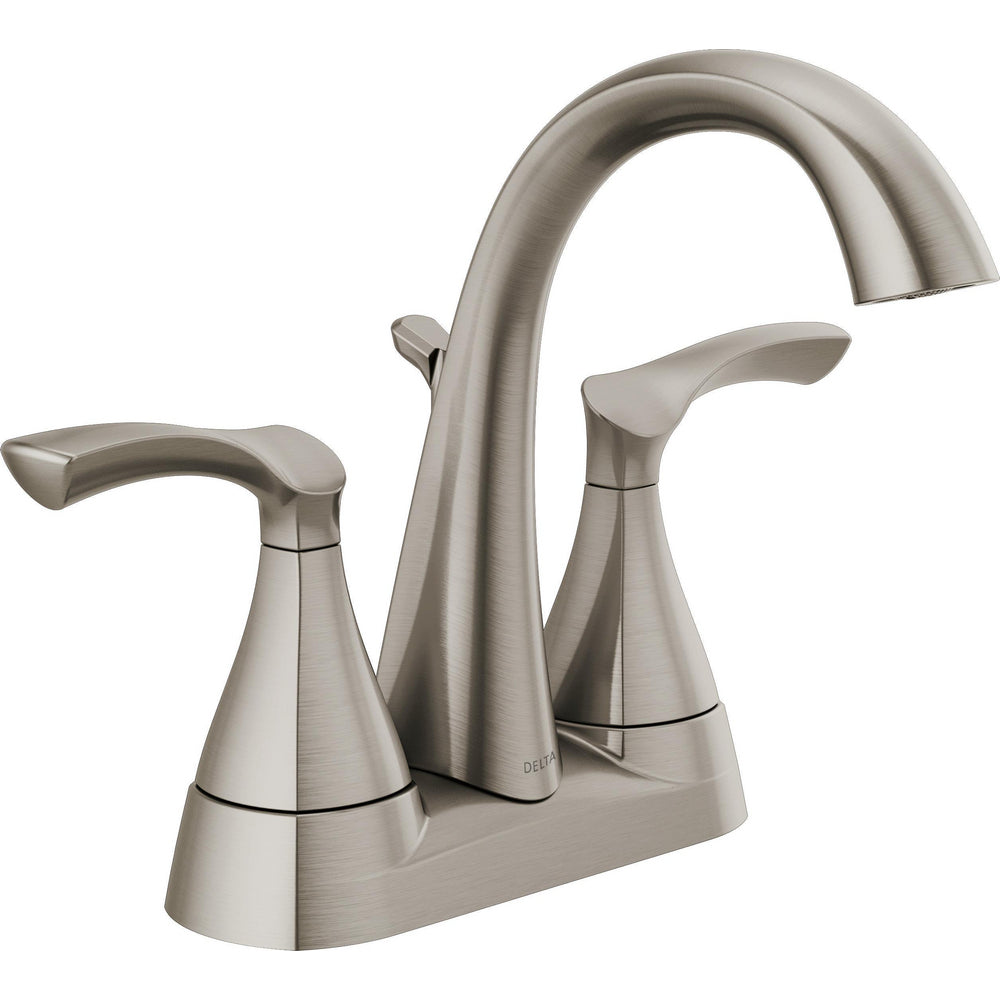Sandover Two Handle Lavatory Faucet - SpotShield Brushed Nickel