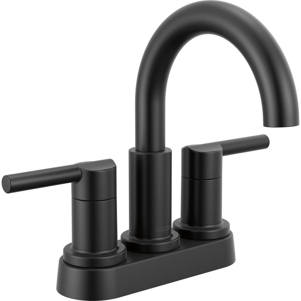 Nicoli Centerset Bathroom Faucet 2L - Matte Black