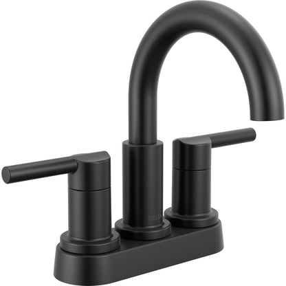 Nicoli Centerset Bathroom Faucet 2L - Matte Black