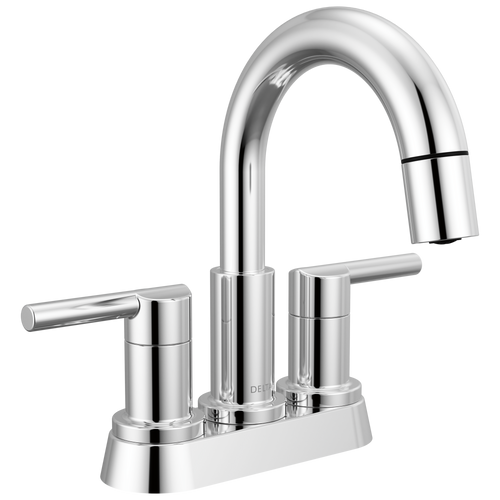 Delta Nicoli - Two Handle Centerset Pull-Down Bathroom Faucet In Chrome