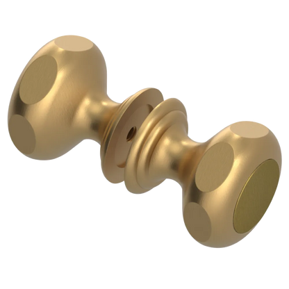 Rubinet Shower Door Knob (set) Satin Gold