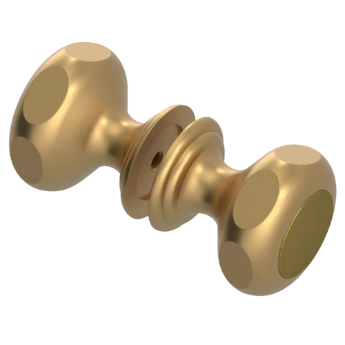 Rubinet Shower Door Knob (set) Satin Gold