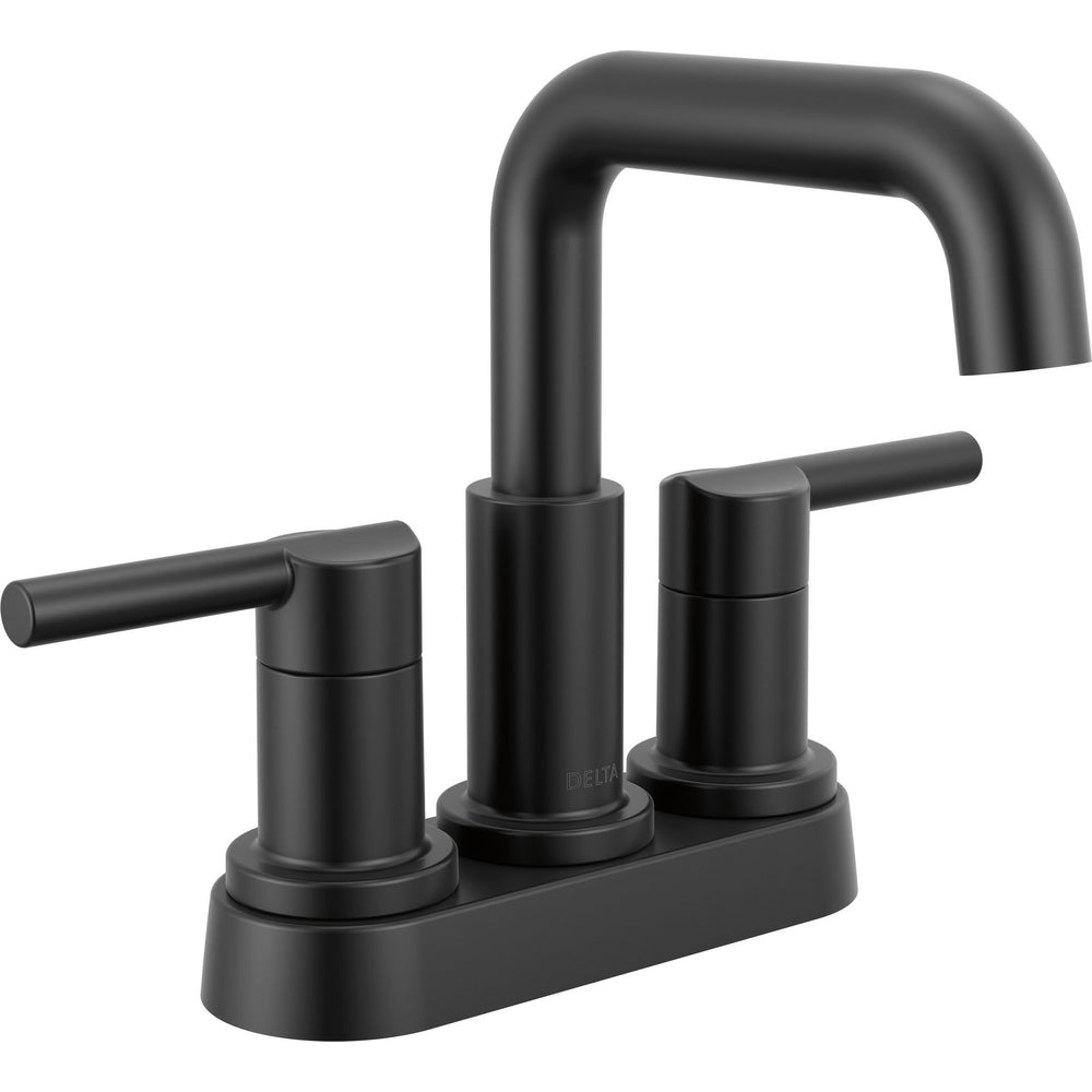 Nicoli Centerset Bathroom Faucet 2L - Matte Black
