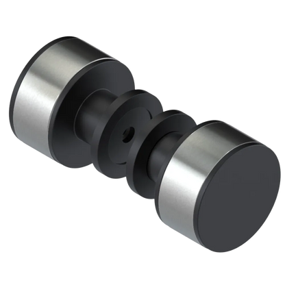 Rubinet Shower Door Knob (set) Matt Black