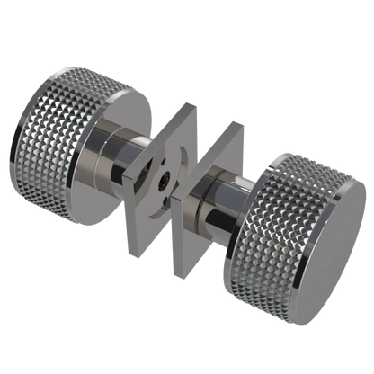 Rubinet Shower Door Knob (set) Polished Nickel