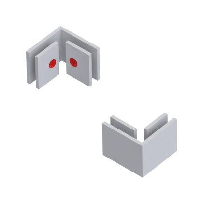 Rubinet 90 Glass to Glass White