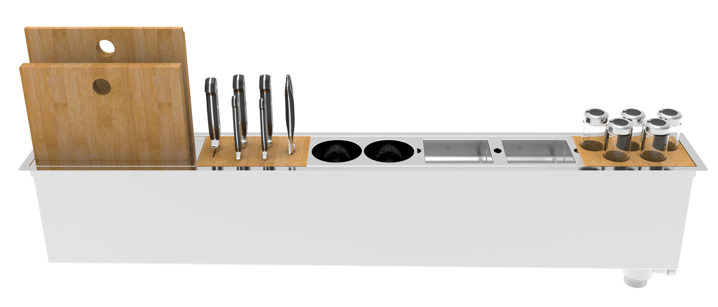 Zomodo Panama Slim 46" Prep Station