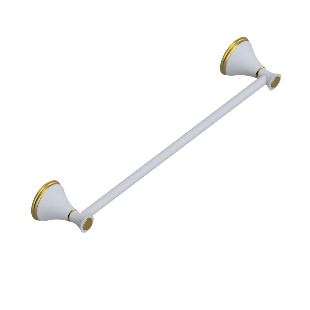 Rubinet Towel Bar 18" Matt White