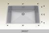 Bosco 260027 27" Stainless Steel Undermount Kitchen Sink