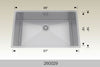 Bosco 260029 29" Stainless Steel Single Bowl Kitchen Sink