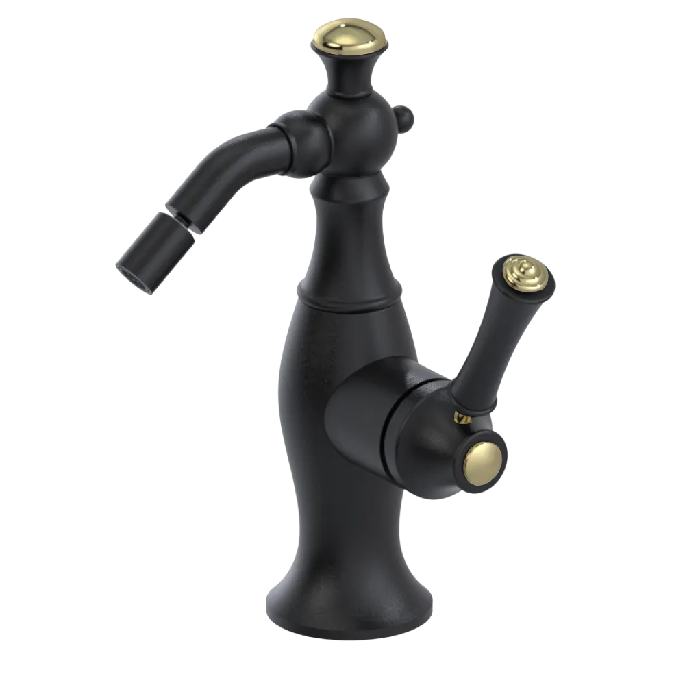 Rubinet Single Control Bidet Fitting (less drain) Matt Black