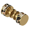 Rubinet Shower Door Knob (set) Gold