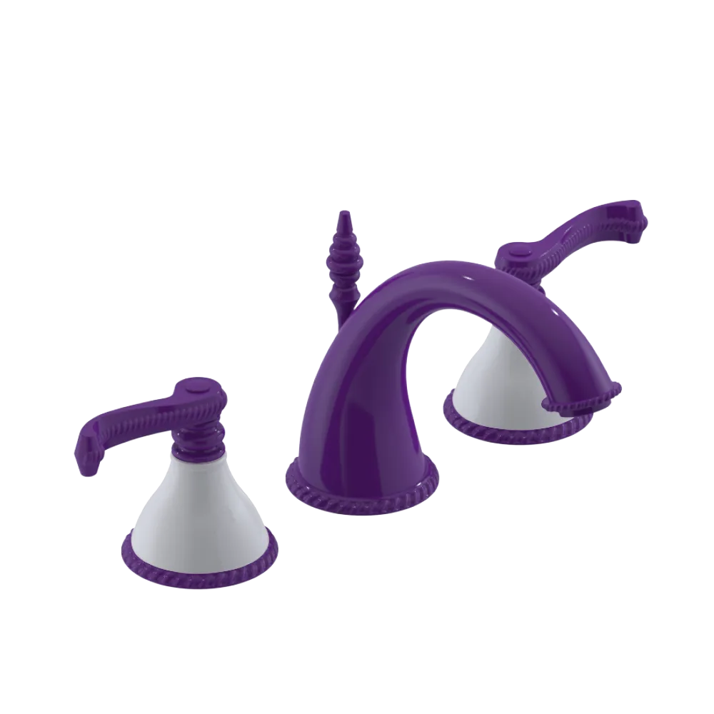 Rubinet Widespread Lav. Set. (less drain) Purple Haze