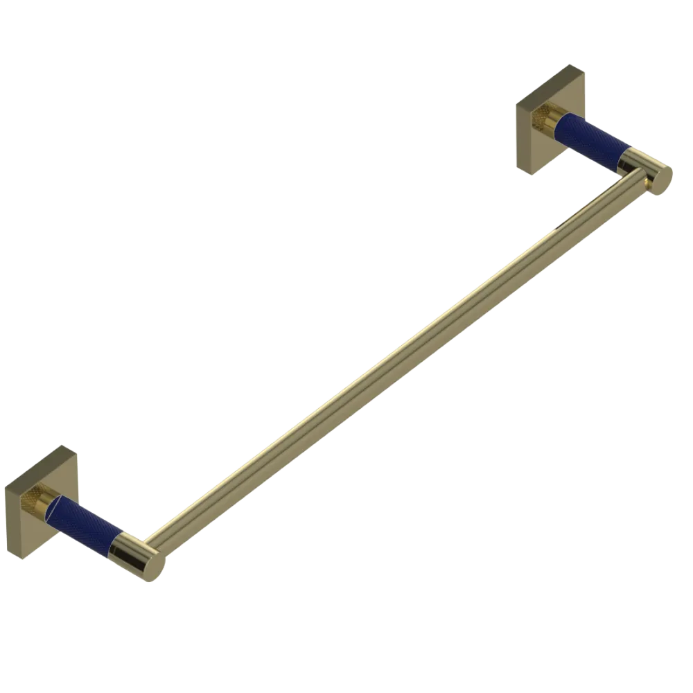 Rubinet 18" TOWEL BAR Natural Brass