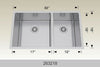 Bosco 263218 32" Stainless Steel Double Bowl Kitchen Sink