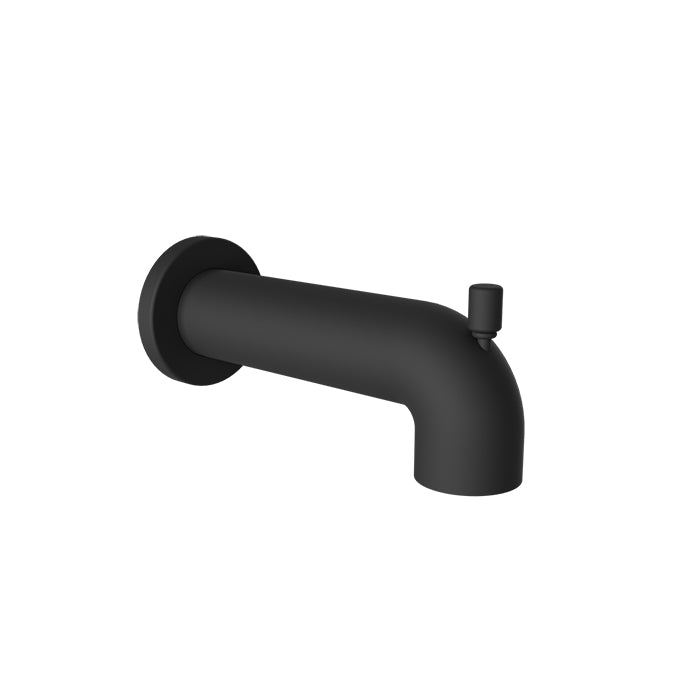 Baril Round 7" tub spout with diverter