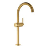 GROHE Atrio New Single Hole Single-Handle Deck Mount Vessel Sink Faucet 4.6 L/min (1.2 GPM) – 24352 Brushed Cool Sunrise