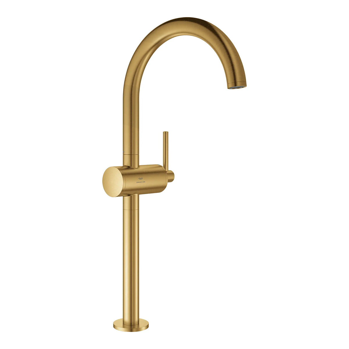 GROHE Atrio New Single Hole Single-Handle Deck Mount Vessel Sink Faucet 4.6 L/min (1.2 GPM) – 24352 Brushed Cool Sunrise