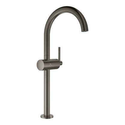 GROHE Atrio New Single Hole Single-Handle Deck Mount Vessel Sink Faucet 4.6 L/min (1.2 GPM) – 24352 Brushed Hard Graphite